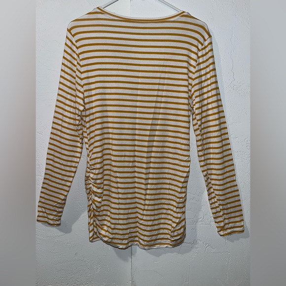 A:glow Maternity Striped Long Sleeve - Picture 3 of 10